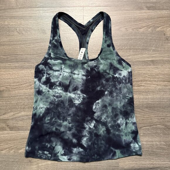 Lululemon Women's Cool Racerback Short Tank Top *Nulu - Black/Grey - Picture 2 of 6